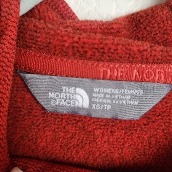 The North Face Knit Stitch Coat Pullover Hooded Sweater Snap Henley Fleece XS - Picture 11 of 12